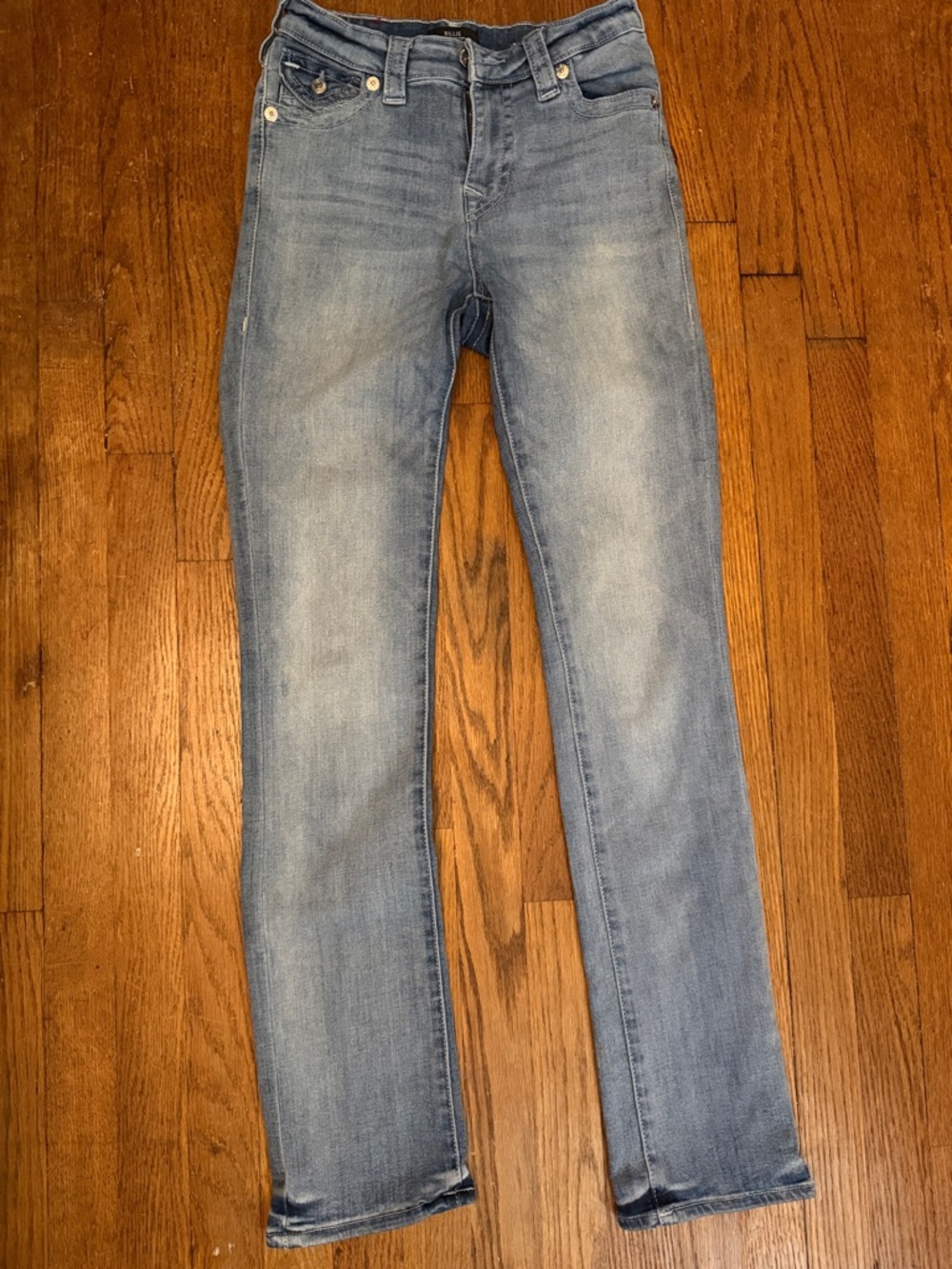 True Religion Light Blue Women's Straight Jeans